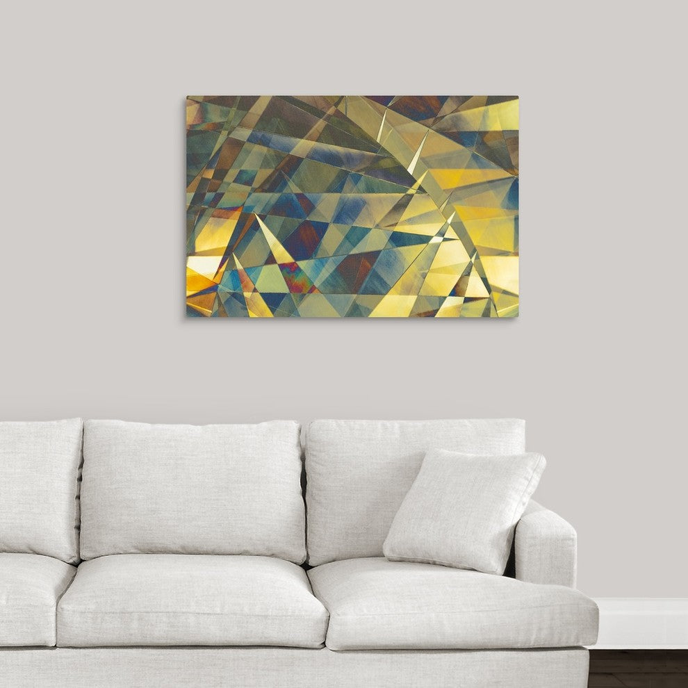 "Golden Spires" Wrapped Canvas Art Print, 36"x24"x1.5"