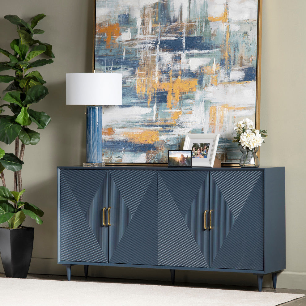 Arvada 4 Door Sideboard, Blue