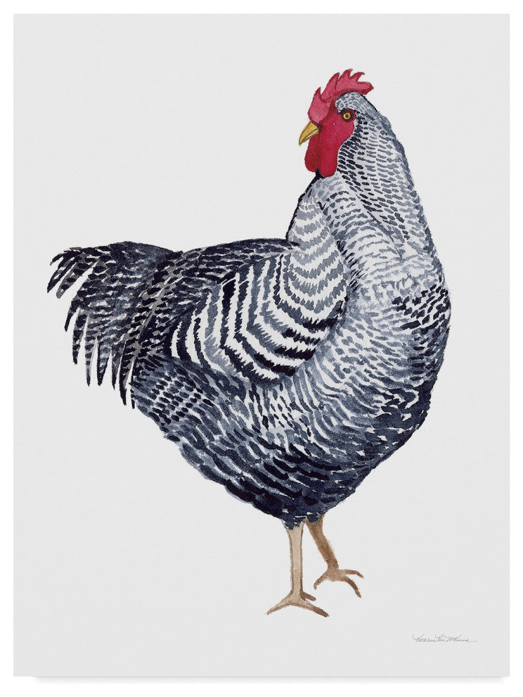 Kathleen Parr Mckenna 'Life On The Farm Chicken Element I' Canvas Art