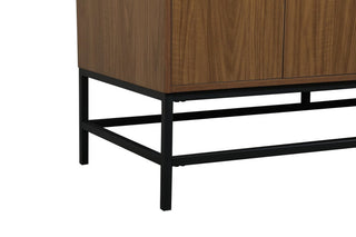 Home Living 22" Modern Walnut Brown-Light Bathroom Vanity