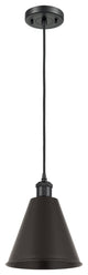 Ballston Cone Mini Pendant, Matte Black, LED