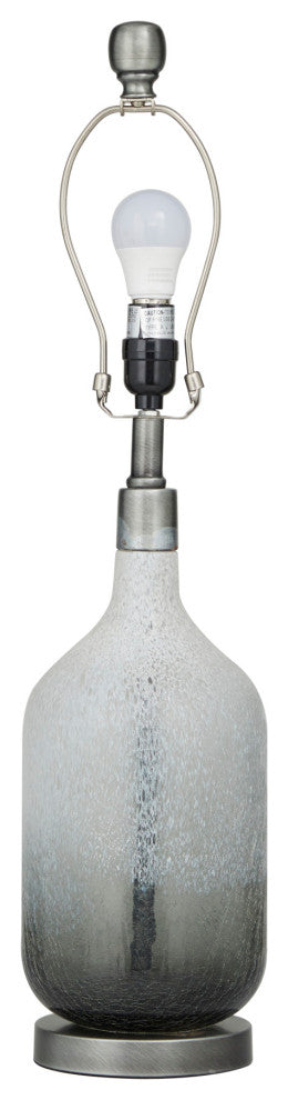 Modern Gray Glass Table Lamp Set 562029