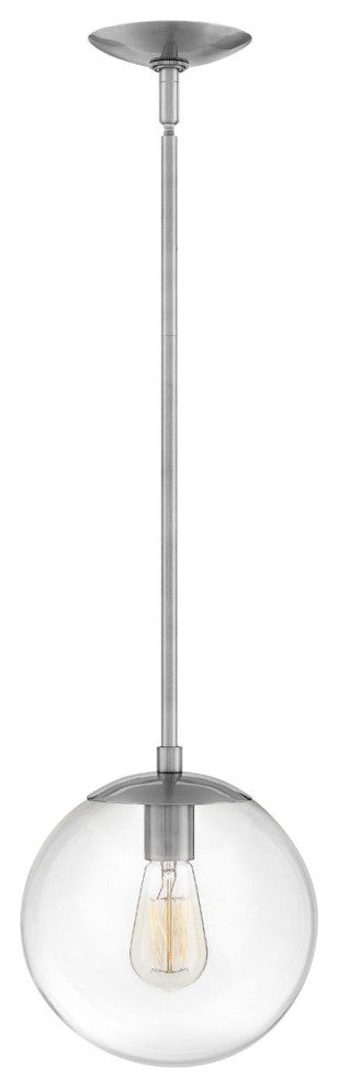 Warby Pendant, Polished Antique Nickel