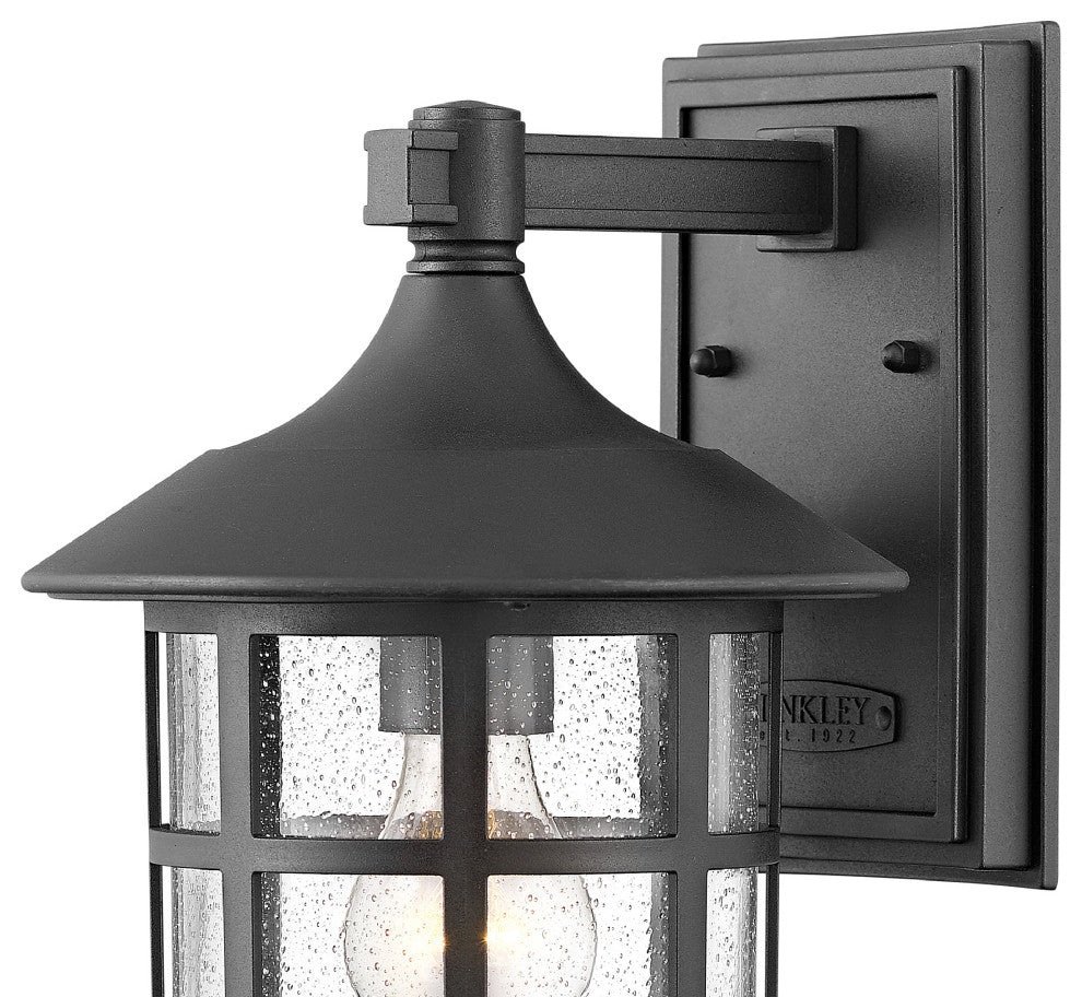 Hinkley Freeport Coastal Elements Small Wall Mount Lantern, Textured Black