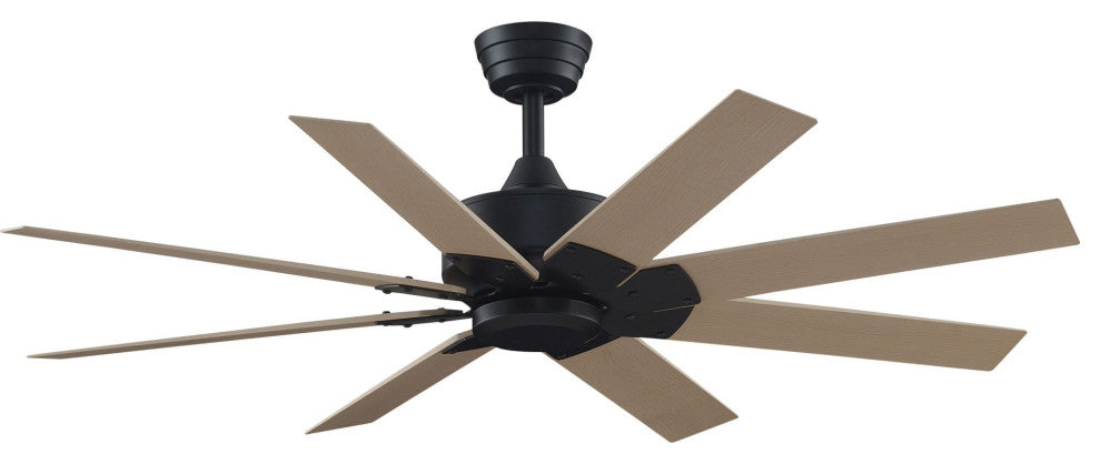 Fanimation Levon Custom-KIT-52 Levon Custom 52" 8 Blade Indoor / - Black /