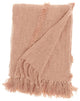 Mina Victory SH018 Throw Blanket, Blush, 50" x 60"