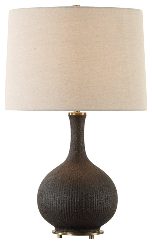 Uttermost Crossroads Brass Table Lamp