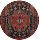 Ahgly Company Indoor Round Traditional Area Rugs, 4' Round