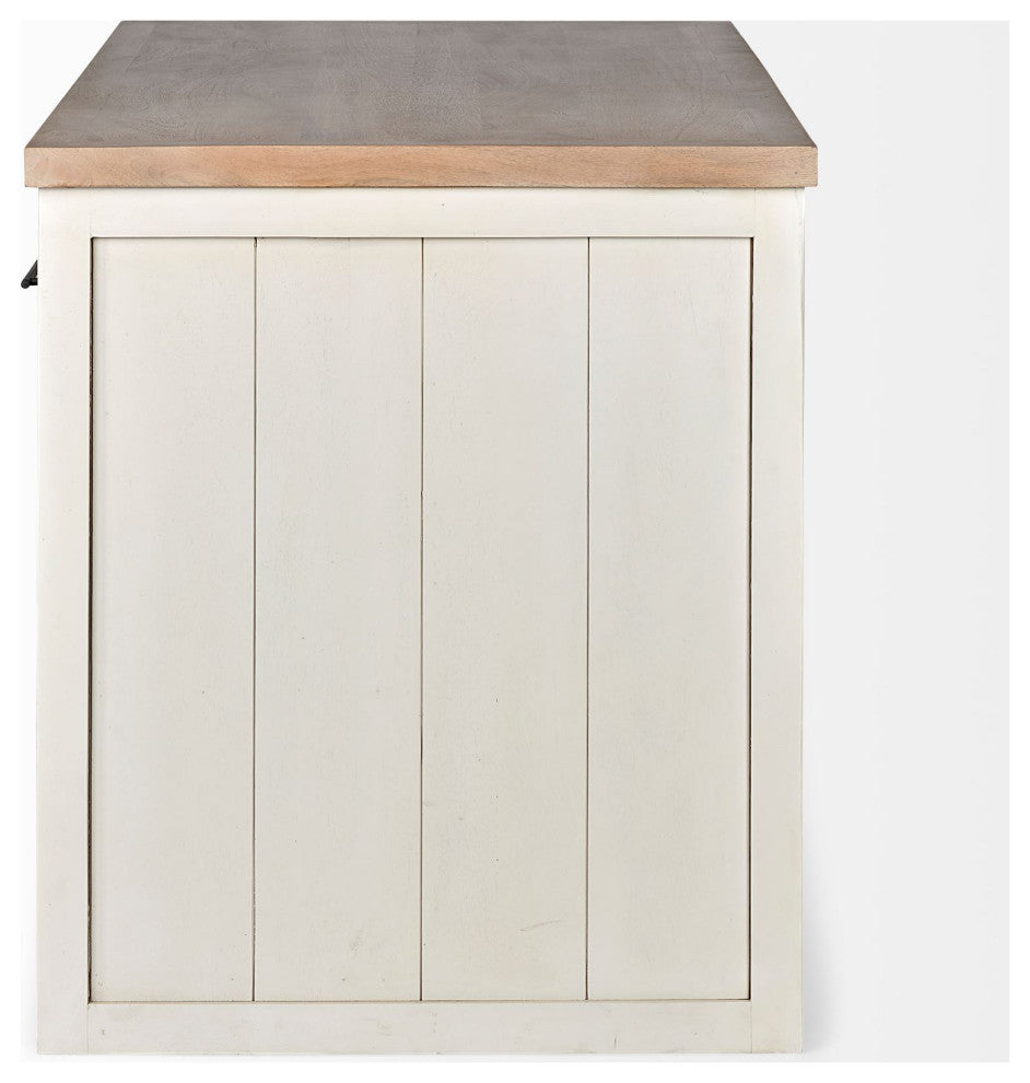 Solid Wood Kitchen Island, Fairview II