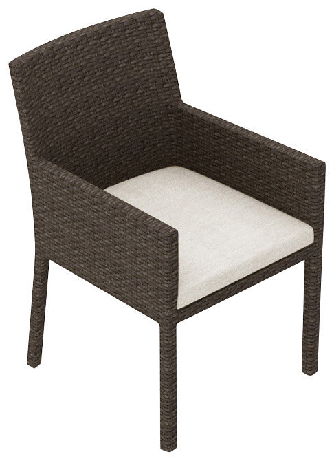 Arden Dining Arm Chair, Canvas Natural