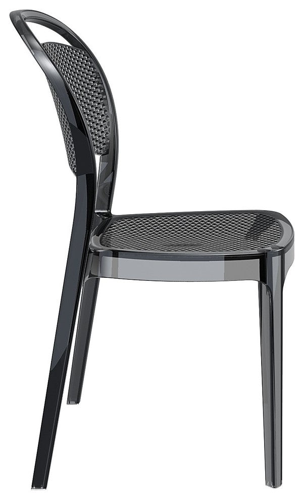 Compamia Bee Dining Chairs, Set of 2, Transparent Black