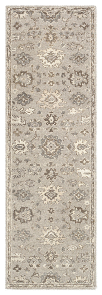Surya Caesar CAE-1197 Traditional Area Rug, Taupe, 3' x 12' Runner