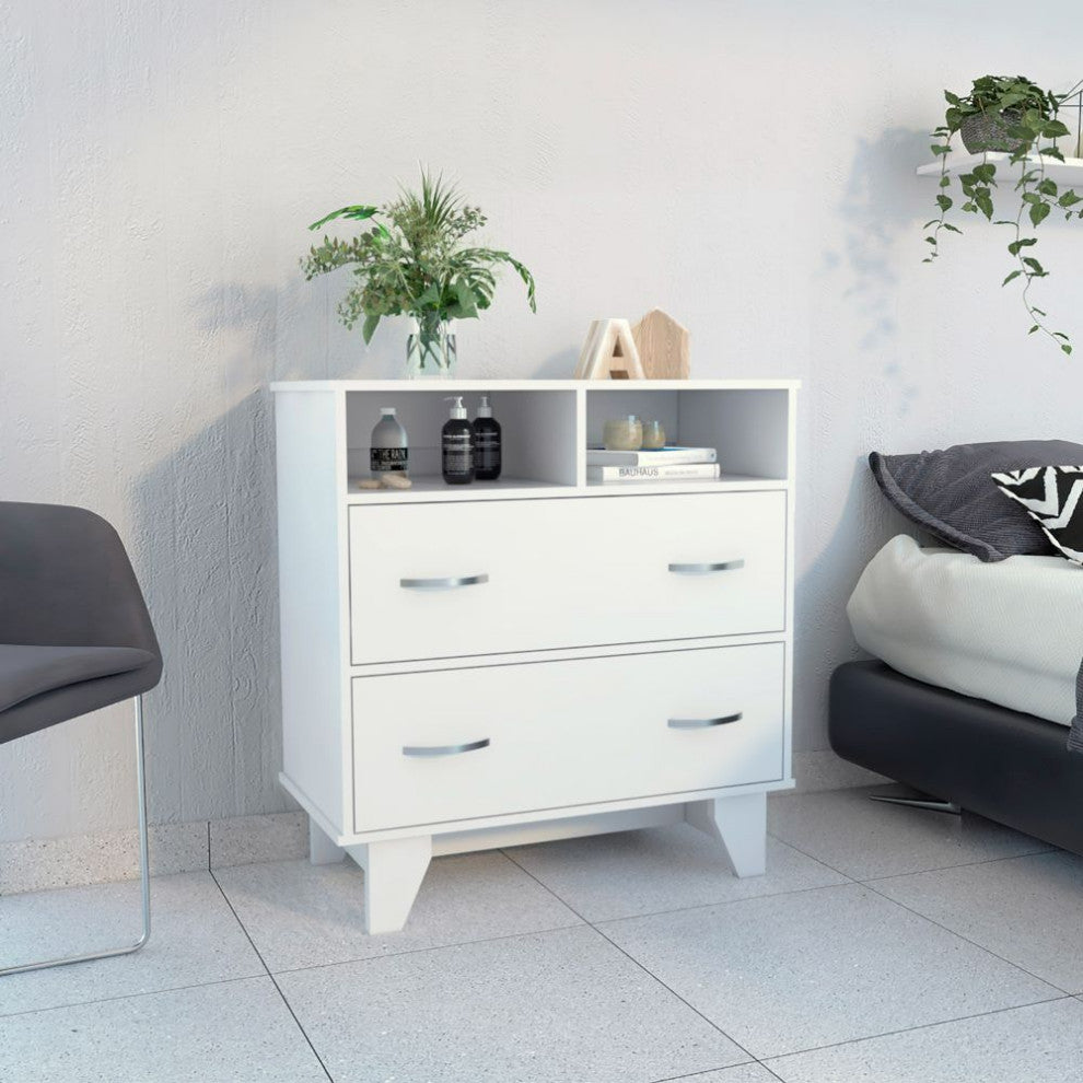 Portobelo Two Drawer Dresser, White