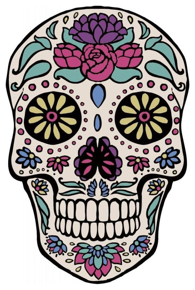 "Sugar Skull III" Digital Paper Print by Janelle Penner, 28"x38"