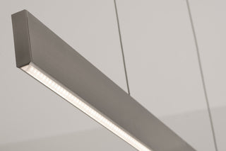 Stealth 46" Linear LED Pendant, Satin Nickel, 120-277V