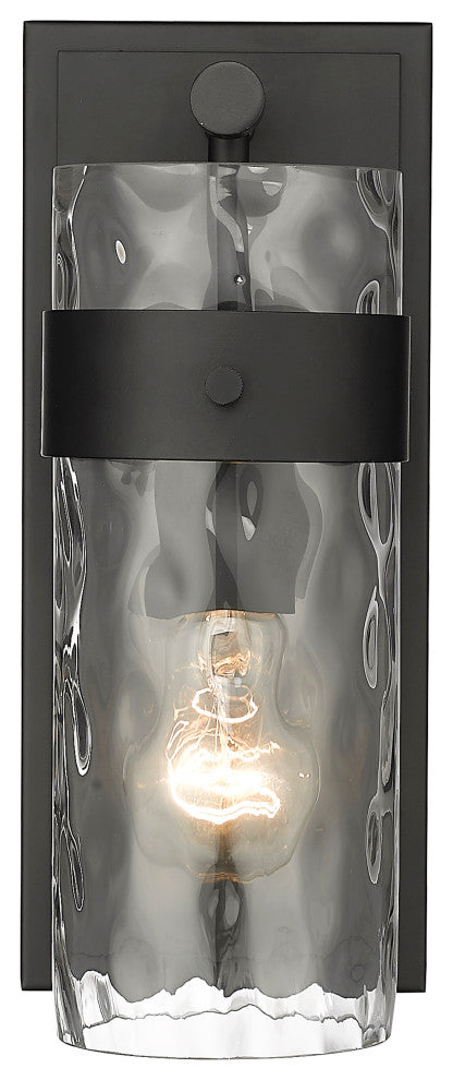 Zlite 3035-1V-MB 1-Light Vanity, Clear