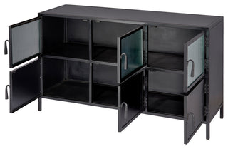 Vitrino 6 Door Iron Console