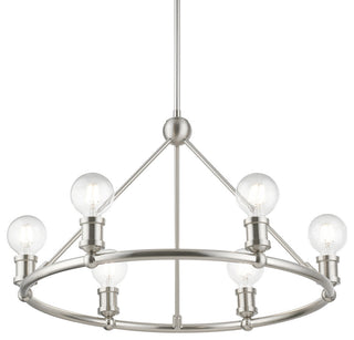 Lansdale 6 Light Brushed Nickel Chandelier