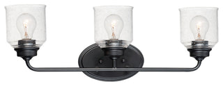 Maxim 12263CD Acadia 3 Light 25"W Bathroom Vanity Light - Black