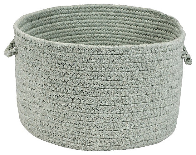Colonial Mills Basket Sunbrella Solid Sea Round