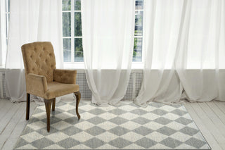 Dynamic Rugs Ava Wool Handmade Area Rug, Ivory Gray, 8'x10'
