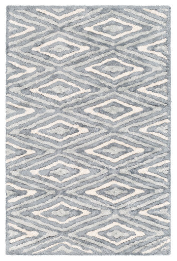 Surya Quartz QTZ-5015 2'6"x8' Rug, Light Gray/Cream