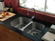 Gourmetier Undermount Double Bowl Kitchen Sink, Brushed
