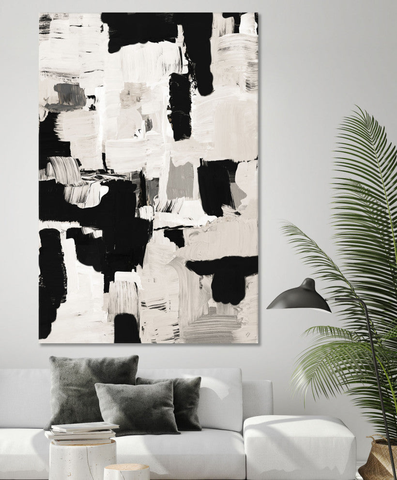 Night Peace Abstract - 84 x 54 by Lanie Loreth