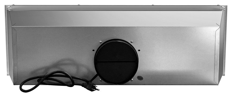 Cosmo 36" Insert Range Hood With Push Button Controls, Stainless Steel