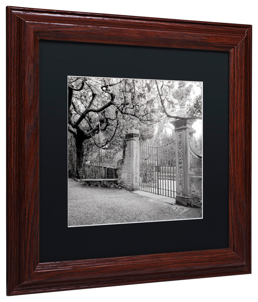 Alan Blaustein ''Firenze I'' Art, Wood Frame, Black Mat, 11x11