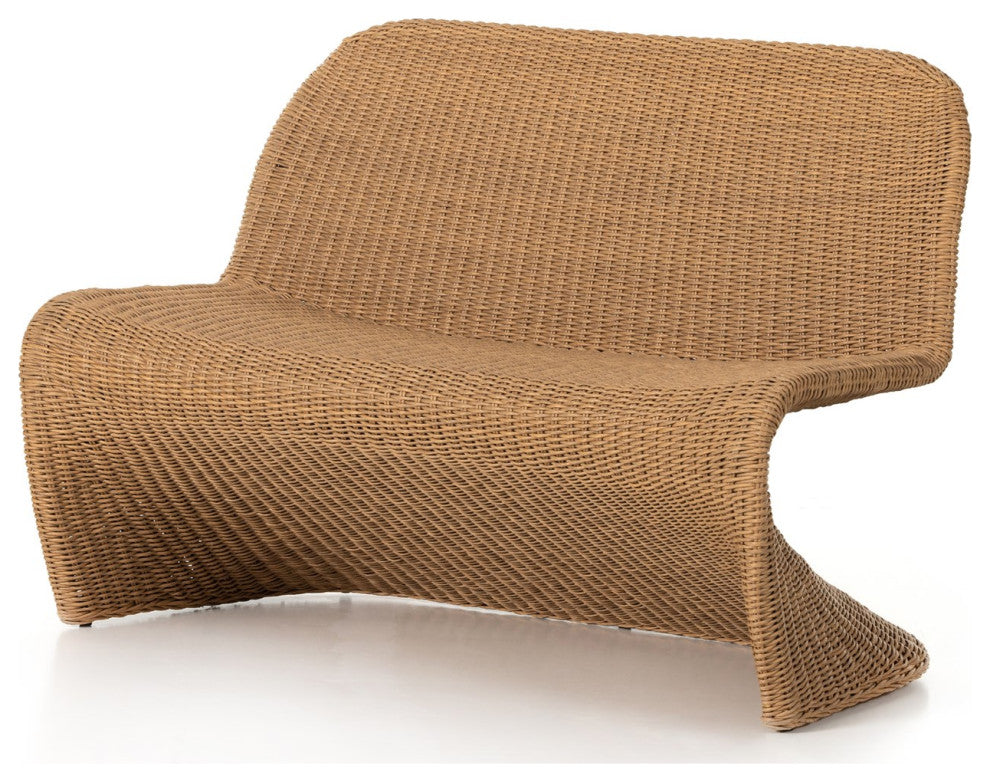 Portia Outdoor Dining Bench-50"-Natural