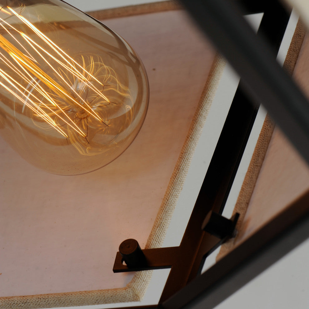 Maxim 20265CV Montauk 4 Light 20"W Pendant - Black