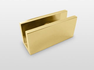 78"x44.25" Frameless Shower Door Wall Hinge, Polished Brass