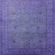 Ahgly Company Indoor Square Mid-Century Modern Area Rugs, 5' Square