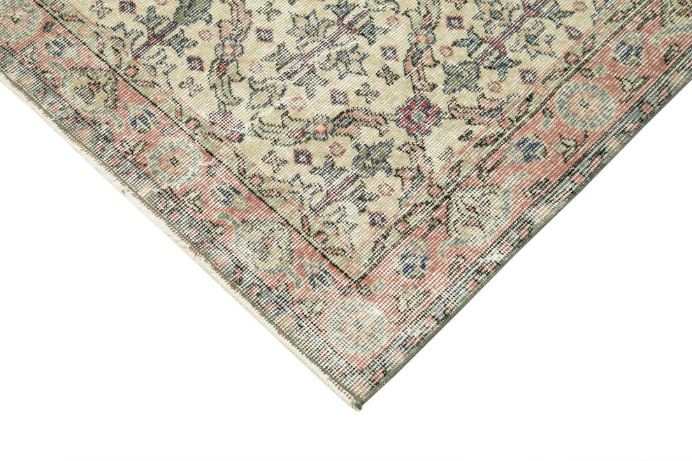 Rug N Carpet - Handmade Oriental 3' 9" x 7' 0" Vintage Small Area Rug
