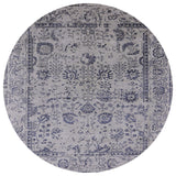 Ahgly Company Indoor Round Mid-Century Modern Area Rugs, 7' Round