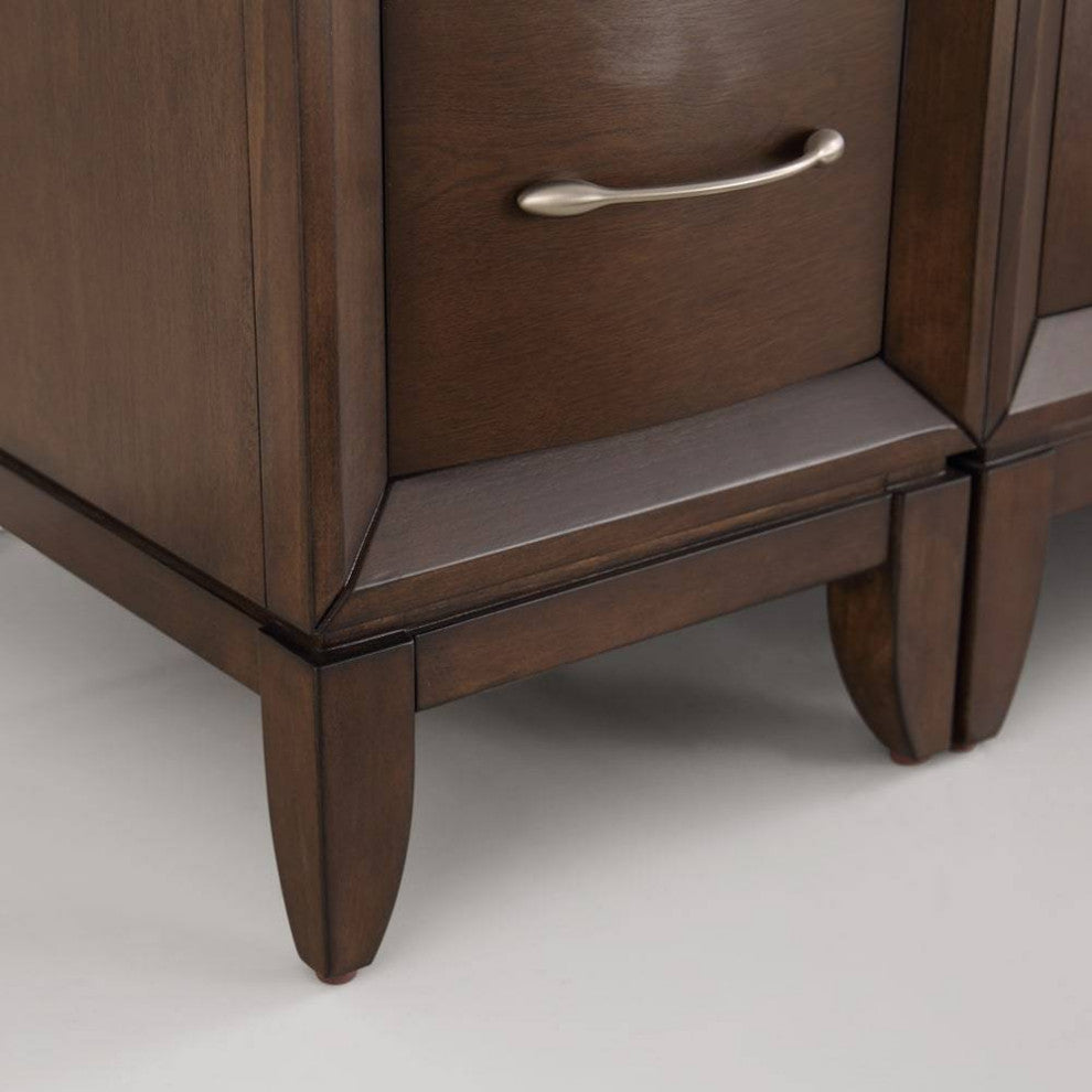 Fresca FVN21-123012AC Cambridge 54" Antique Coffee Vanity With Mirror
