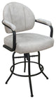 Swivel Tilt Metal Counter 26" 30" Bar Stool M-70, Outlier Stucco - Grey, 26"