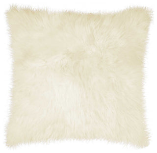 18" X 18" Natural Sheepskin Pillow