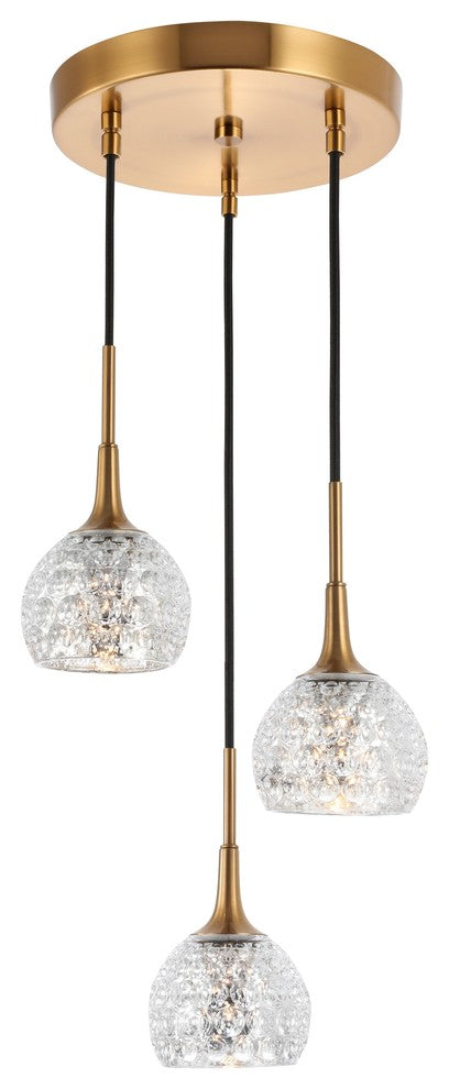 Woodbridge Lighting Bristol Cluster Pendant, Mercury Ball