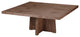 Perry Square Dining Table, Light Walnut, 72"x72"