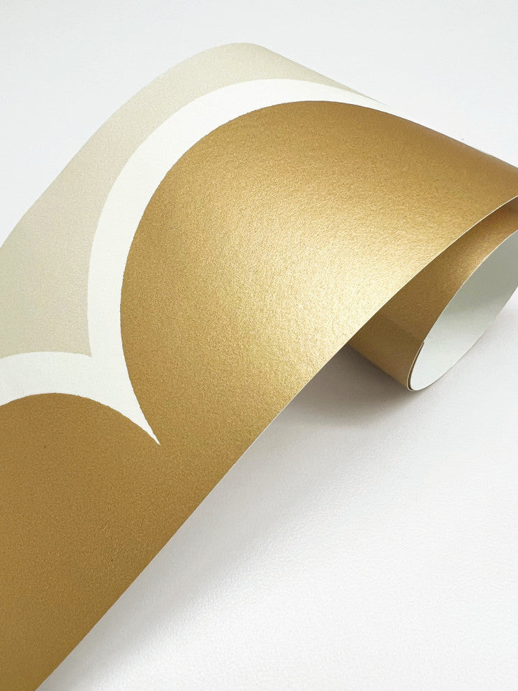 Linen Scallop Wallpaper Trim