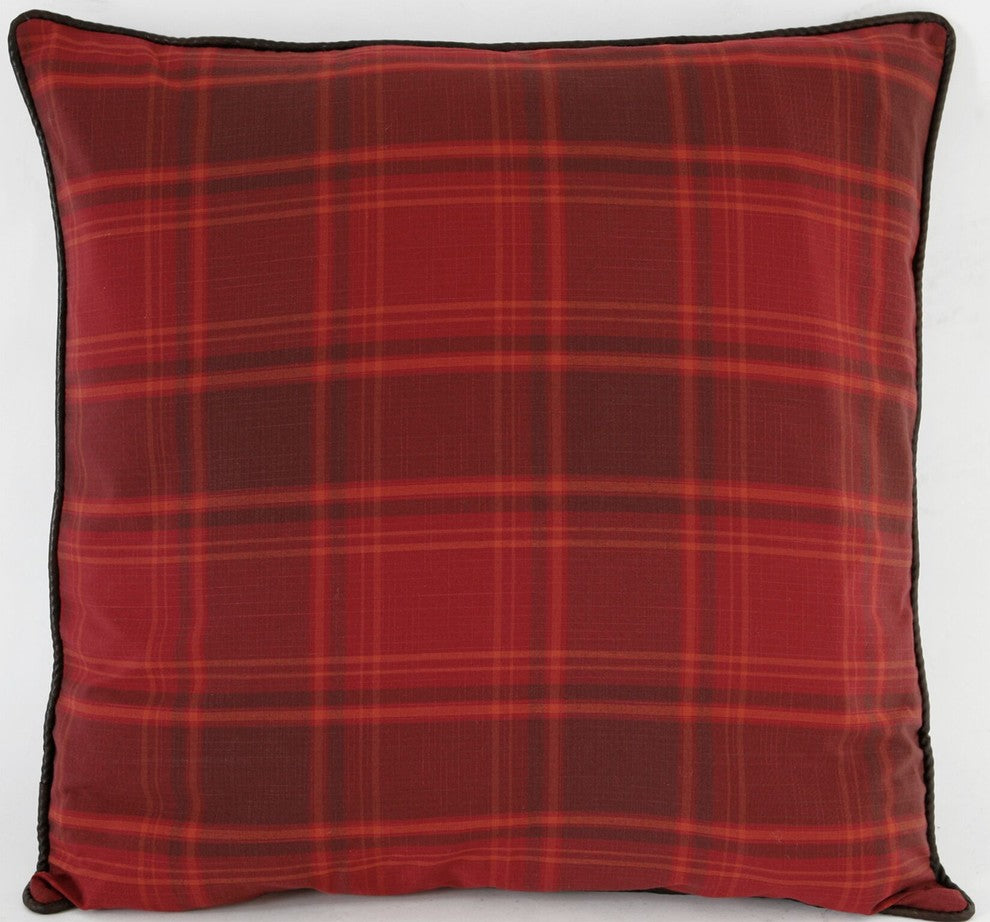 Sagamore Lake Plaid Euro Sham
