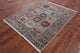 5' 0" X 6' 5" Fine Turkmen Ersari Handmade Rug Q11289
