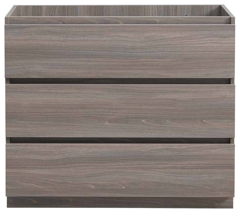 Fresca FCB9342MGO Lazzaro 42" Gray Wood Free Standing Modern Bathroom Cabinet