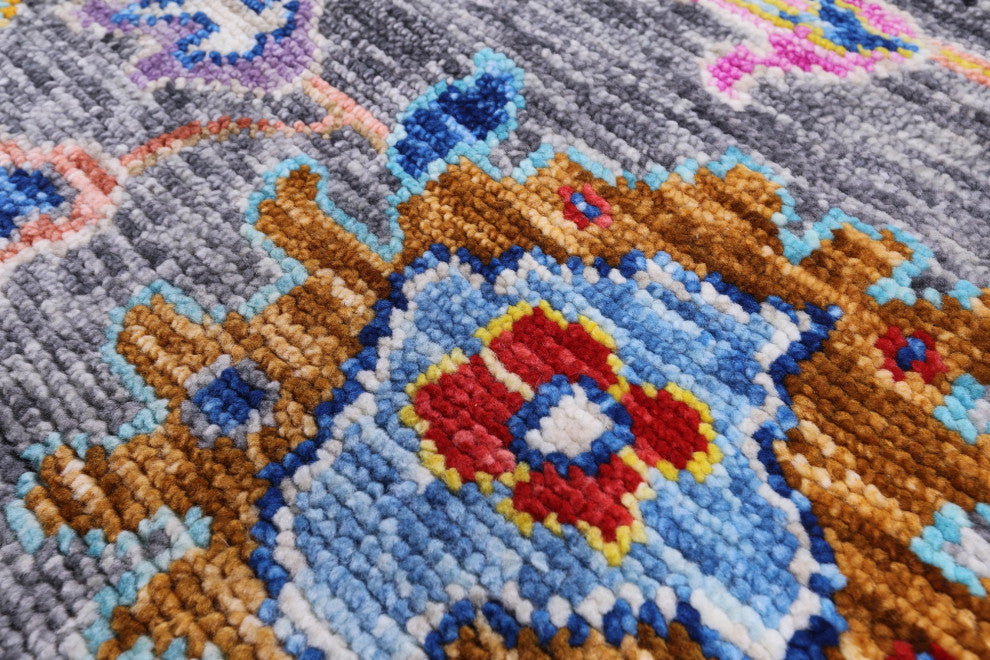 Turkish Oushak Hand-Knotted Wool Rug 8' 1" X 10' 2" - Q16068