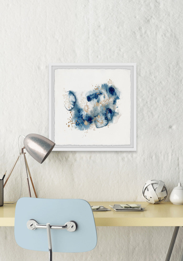 "Dramatic Movement" Framed Painting Print, 12x12