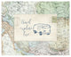 "Travel Posts II" Digital Paper Print by Katie Pertiet, 22"x18"