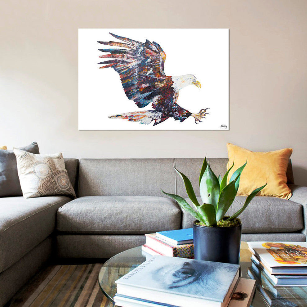 "Eric" by Becksy, Canvas Print, 40"x26"