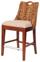 Belize Counter Chair In Sienna, Light Brown